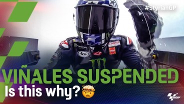 Buntut Geber-geber Motor, Yamaha Masih Skors Vinales di MotoGP Inggris?