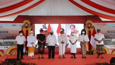 PTPP Gelar Groundbreaking Penataan Kawasan Pura Besakih di Bali