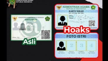 Heboh Beredar Kartu Nikah dengan Kolom 4 Istri, Kemenag: Hoaks!