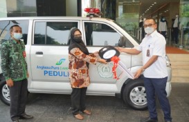 Komitmen Jaga Kesehatan Masyarakat Masa Pandemi, Angkasa Pura I Sumbangkan Dua Unit Ambulance
