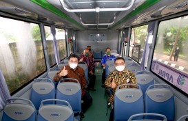 Tekan Emisi, Grup APRIL Gandeng MAB Gunakan Bus Listrik Ramah Lingkungan
