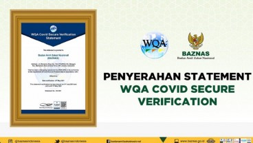 BAZNAS Kembali Raih Sertifikasi Covid Secure