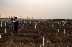 10 Makam Korban Covid-19 di TPU Rorotan Ambles, Inikah…