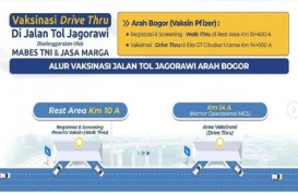 Gratis! Alur Vaksinasi Pfizer-Sinovac Drive Thru di Tol Jagorawi Arah Bogor