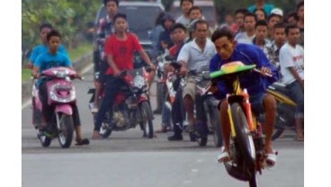 Balap Liar di Jalan Tentara Pelajar, Polisi Amankan 88 Sepeda Motor