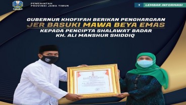 Penggubah Syair Shalawat Baddar Diberi Penghargaan Bidang Kebudayaan