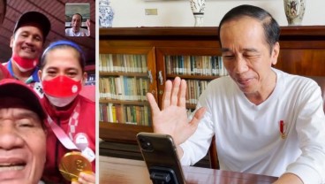 Jokowi Video Call Peraih Medali Emas di Paralimpiade Tokyo: Saya Tunggu di Istana