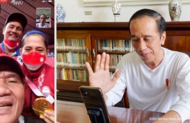 Jokowi Video Call Peraih Medali Emas di Paralimpiade Tokyo: Saya Tunggu di Istana