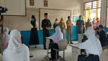 PTM Palembang Dimulai, Kapasitas Kelas Hanya 30 Persen