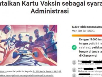 Ditujukan kepada Jokowi, Ini Alasan Petisi 'Batalkan Kartu Vaksin' Dibuat