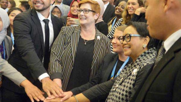 Menlu Indonesia dan Australia Berkomitmen Bantu Myanmar
