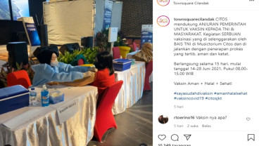 Vaksin AstraZeneca Gratis di Cilandak Town Square (Citos), Simak Syaratnya!
