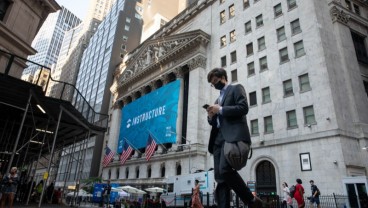 Wall Street Ditutup Jatuh Akhir Pekan, Melemah 5 Hari Beruntun