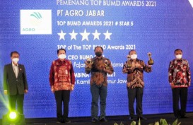 Agro Jabar Raih 4 Penghargaan TOP BUMD Award 2021