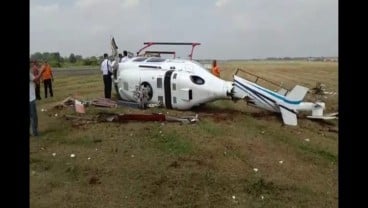 Helikopter Sekolah Penerbangan Jatuh di Tangerang, Polisi: Tak Ada Korban Jiwa