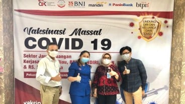 Industri Jasa Keuangan Riau Gelar Vaksinasi Massal di Pekanbaru