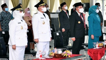 Lantik Bupati dan Wabup Labuhanbatu, Gubernur Sumut Minta Percepatan Serap Anggaran