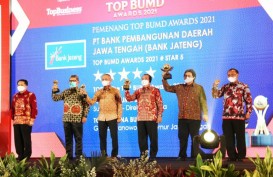 Bank  Jateng Raih 3 Penghargaan Top BUMD  Awards 2021