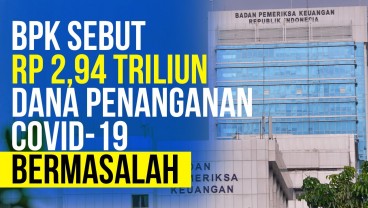 BPK: Penanganan Dana Covid-19 Bermasalah