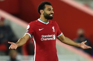 Meski Dikartu Kuning, Salah Tetap Pamer Foto Gol Buka Baju ke Gawang Crystal Palace