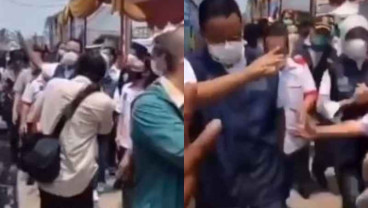 Video Hampir Jatuh ke Got Viral, Anies Baswedan: Kalau Jalan Hati-Hati 