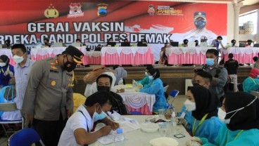 Percepatan Vaksinasi, Polres Demak Siapkan 15.000 Dosis Vaksin 