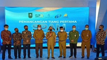 PTPP Pasang Tiang Pertama SPAM Lintas Kota Pekanbaru