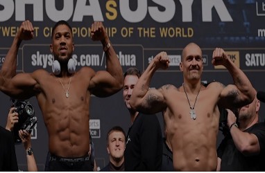 Joshua vs Usyk Berebut Gelar Juara Kelas Berat Minggu (26/9) Dini Hari, Segini Bayarannya