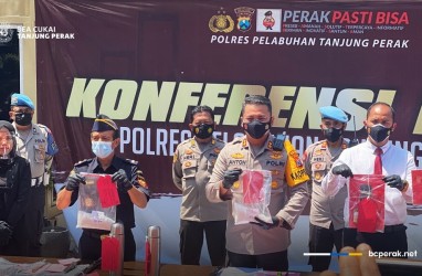 Bea Cukai dan Polres Tanjung Perak Ungkap Penyelundupan Narkotika Asal Malaysia