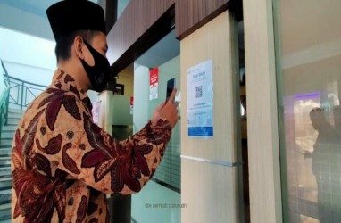 Kantor OPD di Lingkup Pemkab Pasuruan Dipasang Barcode PeduliLindungi