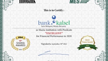 UUS Bank Kalsel Raih Infobank Sharia Award 2021