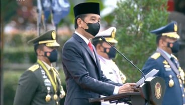 Jokowi di Acara HUT TNI: Perang Lawan Covid-19 Seperti Perang Berlarut-Larut