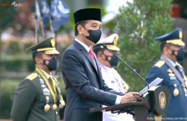 Jokowi di Acara HUT TNI: Perang Lawan Covid-19 Seperti Perang Berlarut-Larut