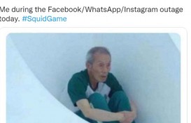 Jangan Stres, Coba Lihat Meme Kocak WhatsApp dan Instagram Down ala Squid Game