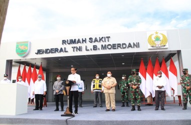 PTPP Bersama Presiden Jokowi Resmikan RS Covid-19 di Papua