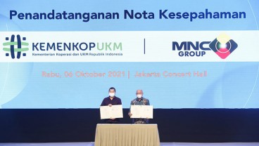 Digitalisasi UMKM, KemenkopUKM Gandeng MNC Investama (BHIT) 