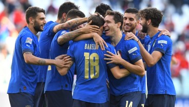 Hasil Italia vs Belgia: Italia Juara Tiga Nations League Usai Tekuk Belgia