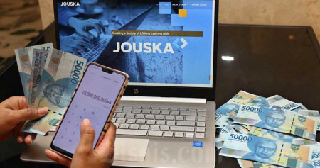 Ilustrasi Aplikasi Jouska. Bisnis/Eusebio Chrysnamurti
