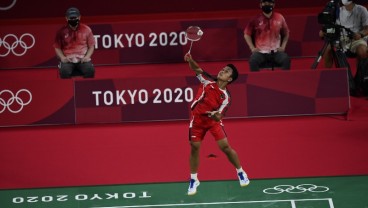 Anthony Sinisuka Babat Habis Lee Zii Jia, Indonesia vs Malaysia 1-0