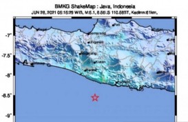 14 Gempa Goyang Salatiga pada 23 Oktober 2021