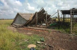 Puting Beliung Terjang Desa di Ogan Ilir, Puluhan Rumah Rusak