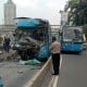 Tabrakan Maut Bus TransJakarta di Cawang, Diduga Sopir Mengantuk