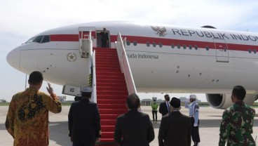 Jokowi Pilih Gunakan Garuda Indonesia untuk Keliling 3 Negara