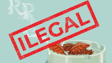 ROKOK ILEGAL: Industri Rugi, Negara Gigit Jari