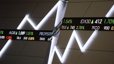 Indeks Bisnis-27 Menguat, Saham INTP SMGR EMTK Pimpin Penguatan