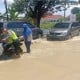 Banjir Kali Lamong Gresik Mulai Genangi Permukiman