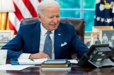 Parlemen AS Loloskan UU Infrastruktur Presiden Joe Biden Senilai US$1,2 Triliun