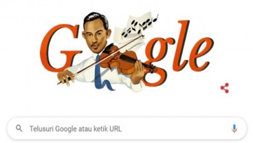 Ismail Marzuki Tampil di Google Doodle Hari Ini