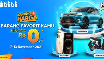 Banting Harga Toyota Raize Rp0, Blibli Gelar Lagi-Lagi Dikagetin Histeria 11.11