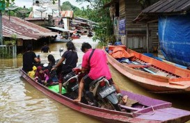 2 Minggu Tak Kunjung Surut, Banjir di Kalimantan Barat Masih Tinggi